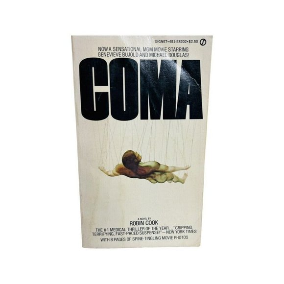 VTG 1977 COMA by ROBIN COOK First Edition ~ Paperback Medical Thriller Book -FSH - Picture 1 of 11